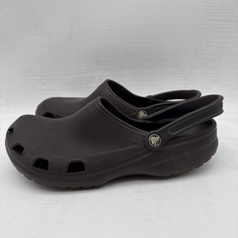 Crocs Specialist II Vent Clogs Men's SZ 12 Brown Slide Shoes Casual Footwear